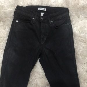 Black metallic good American jeans